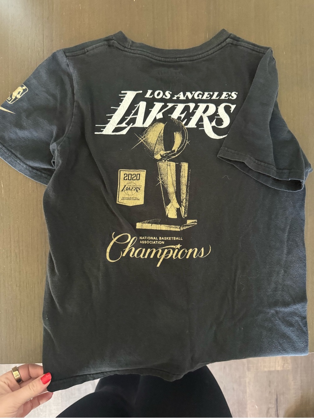 Nike Black & Gold Los Angeles Lakers Champions Tee